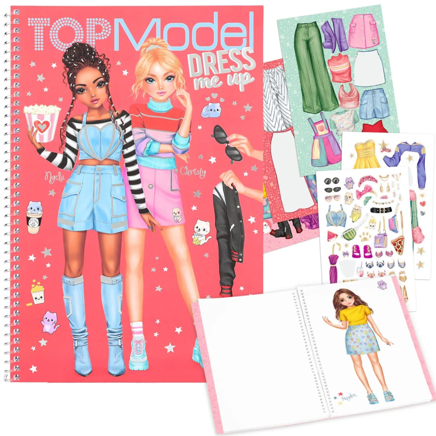 TOPModel  Dress Me Up Big Cutie Star Sticker Book