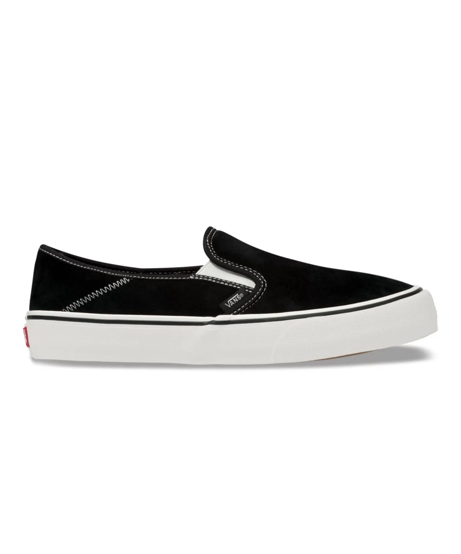 Vans Suede & Sherpa Slip-On SF in Black