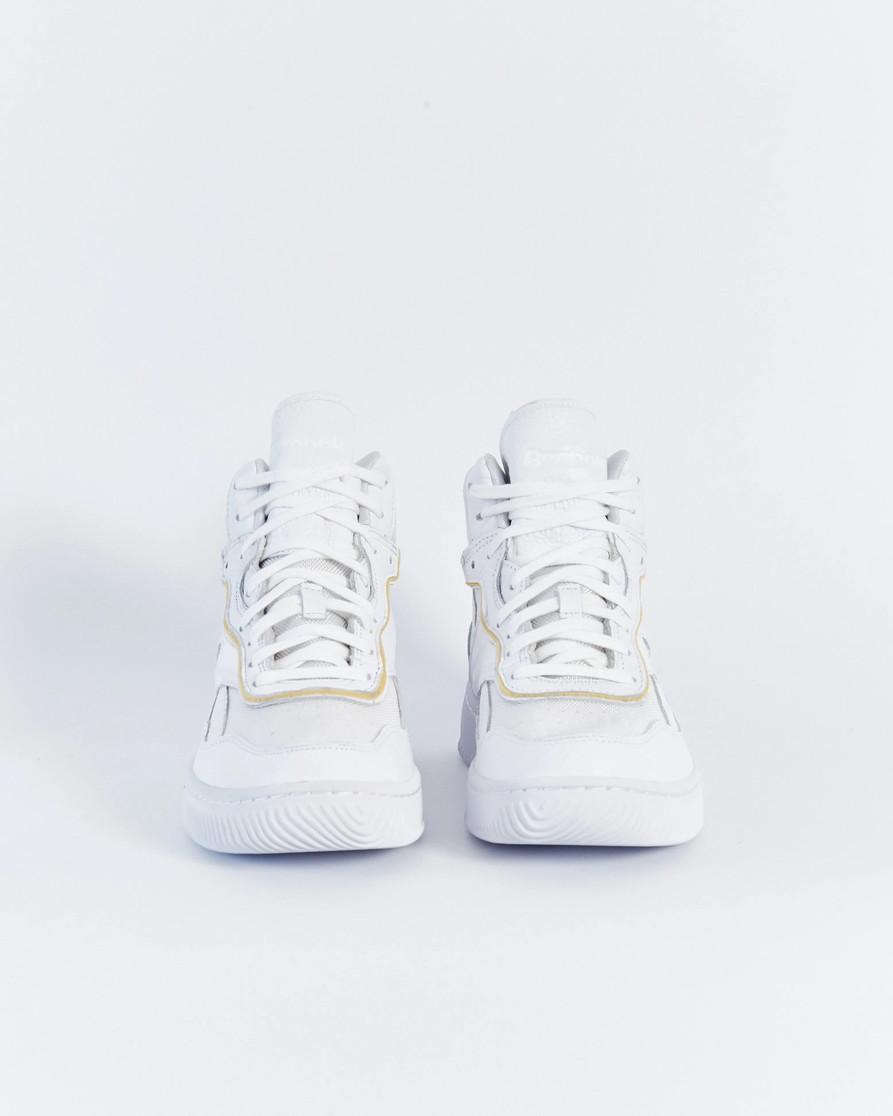 Victoria Beckham x Reebok 'dual court' high top sneakers, white, 42