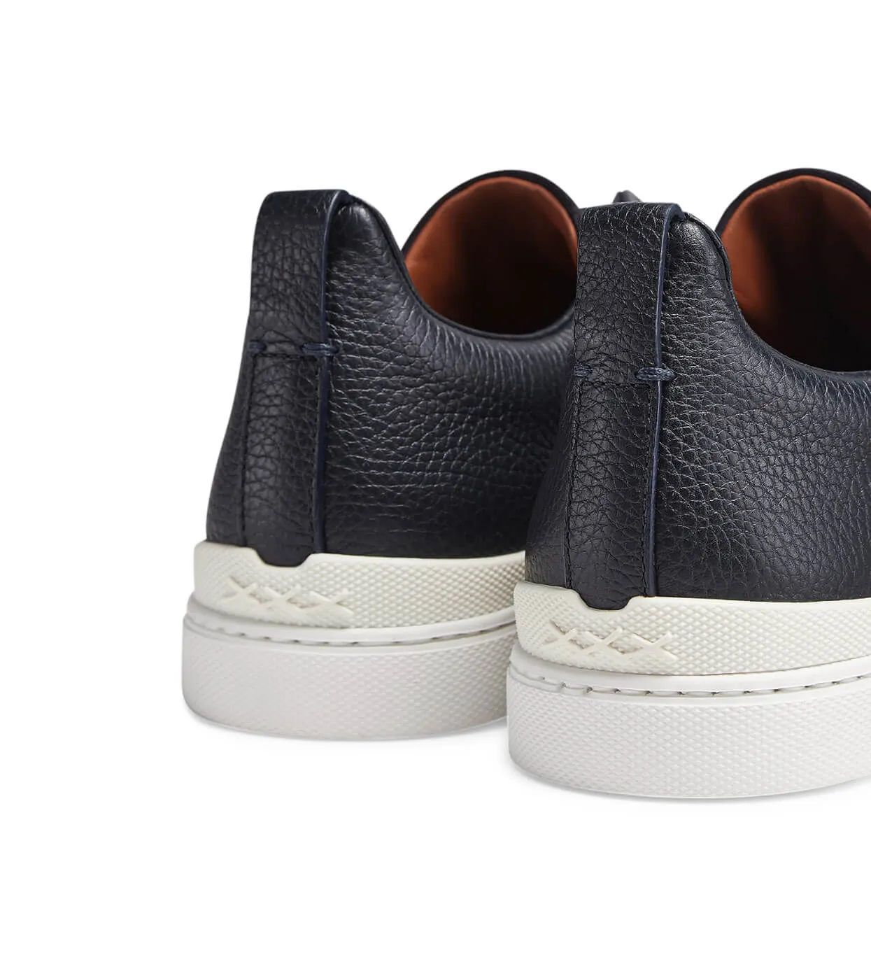 ZEGNA Leather/Suede Low Top Sneaker US Sizing